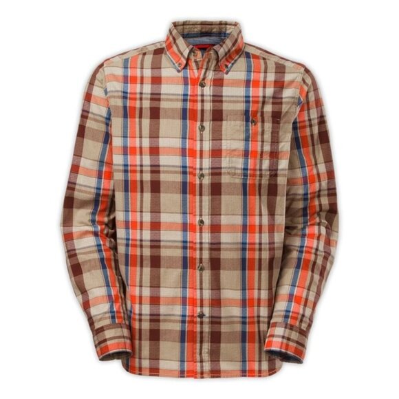 The North Face Buttonwood Shirt, Dune Beige Heather/Vaporous Grey, Size XXL - Picture 1 of 13